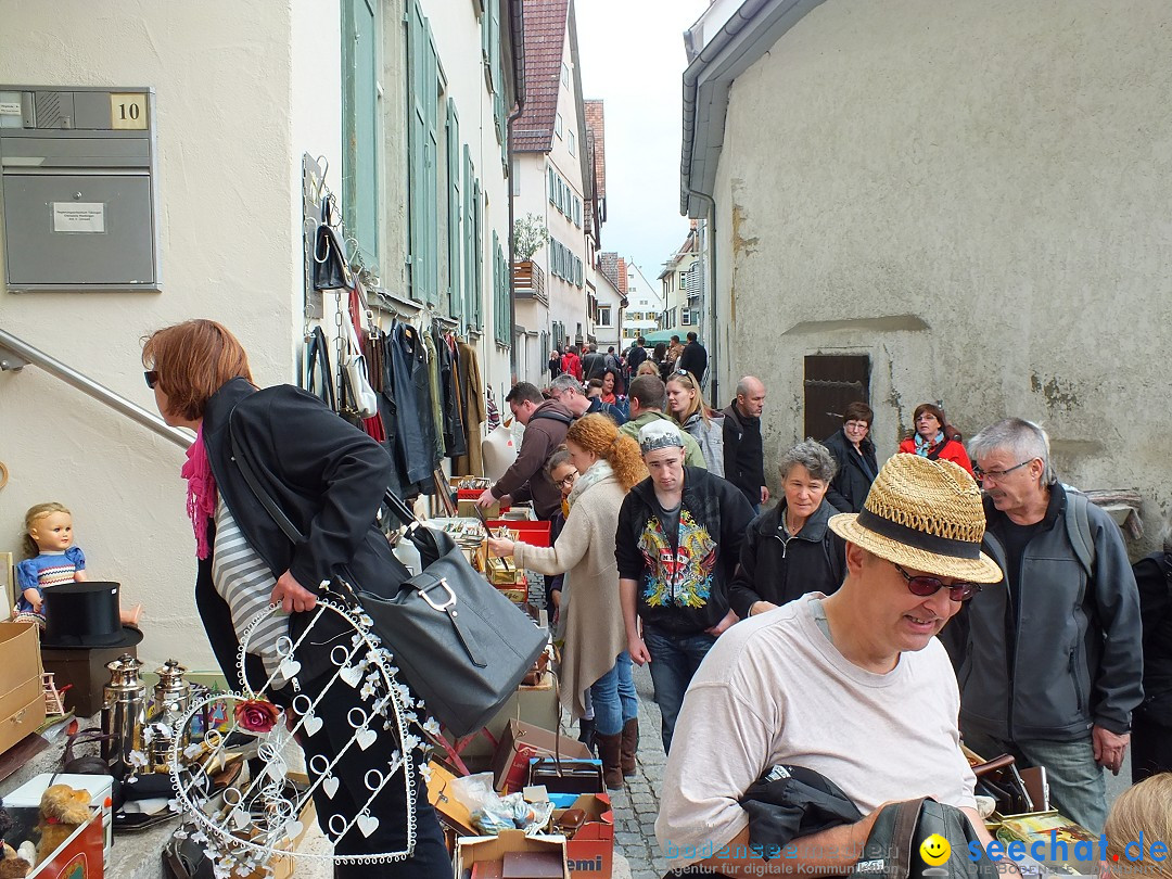 Flohmarkt in der Altstadt - Riedlingen am Bodensee, 17.05.2014