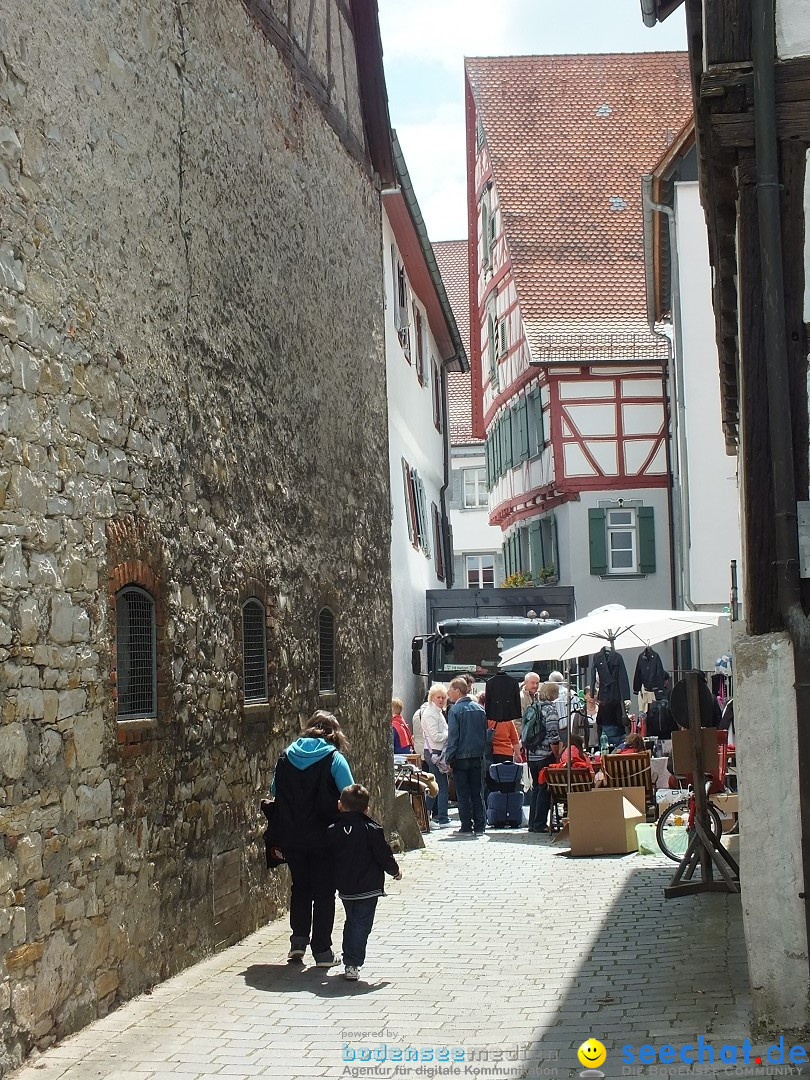 Flohmarkt in der Altstadt - Riedlingen am Bodensee, 17.05.2014