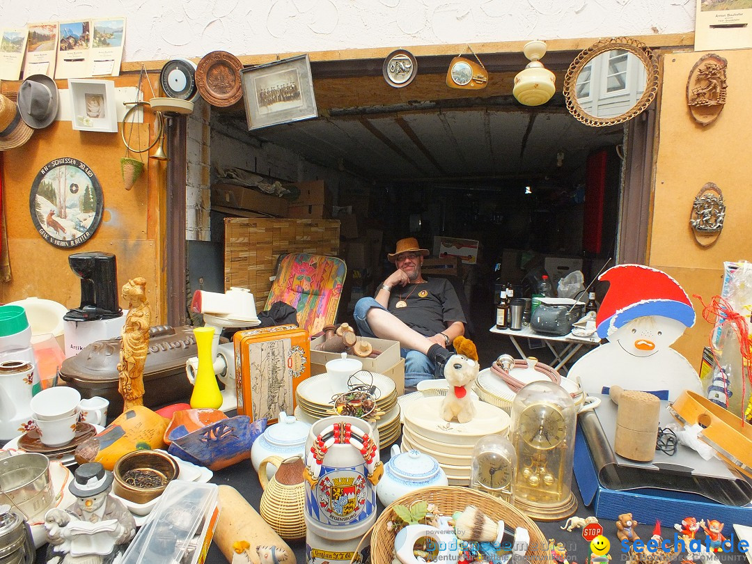 Flohmarkt in der Altstadt - Riedlingen am Bodensee, 17.05.2014