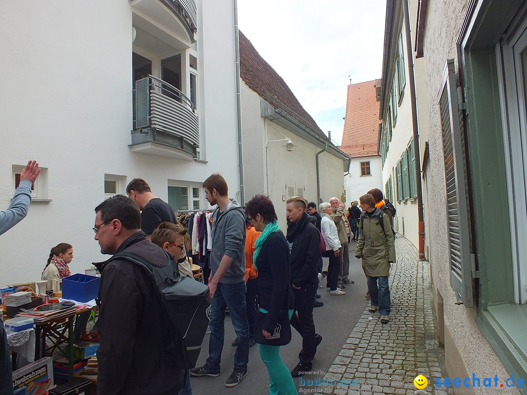 Flohmarkt in der Altstadt - Riedlingen am Bodensee, 17.05.2014