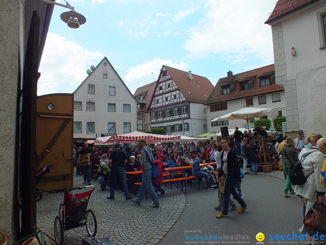 Flohmarkt in der Altstadt - Riedlingen am Bodensee, 17.05.2014