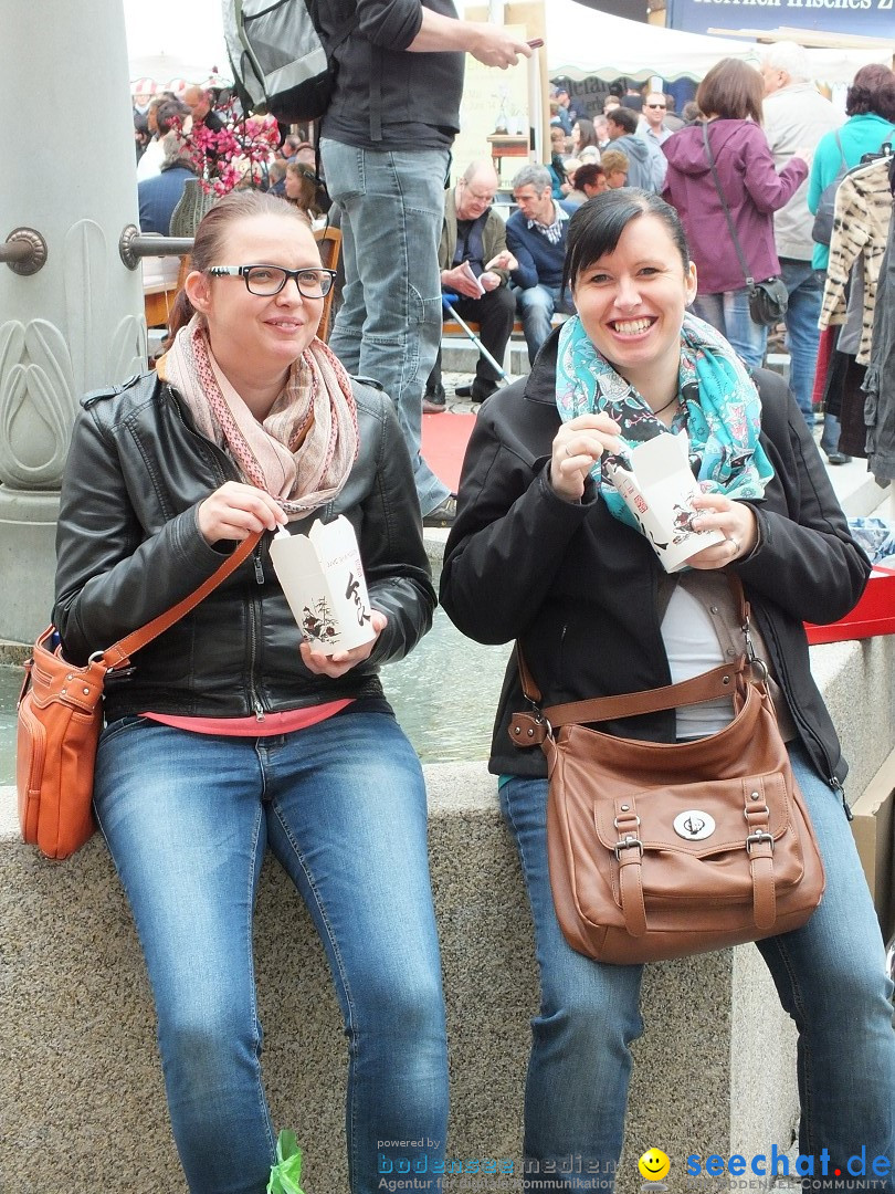 Flohmarkt in der Altstadt - Riedlingen am Bodensee, 17.05.2014