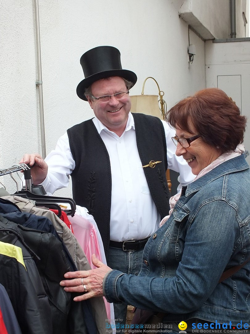 Flohmarkt in der Altstadt - Riedlingen am Bodensee, 17.05.2014