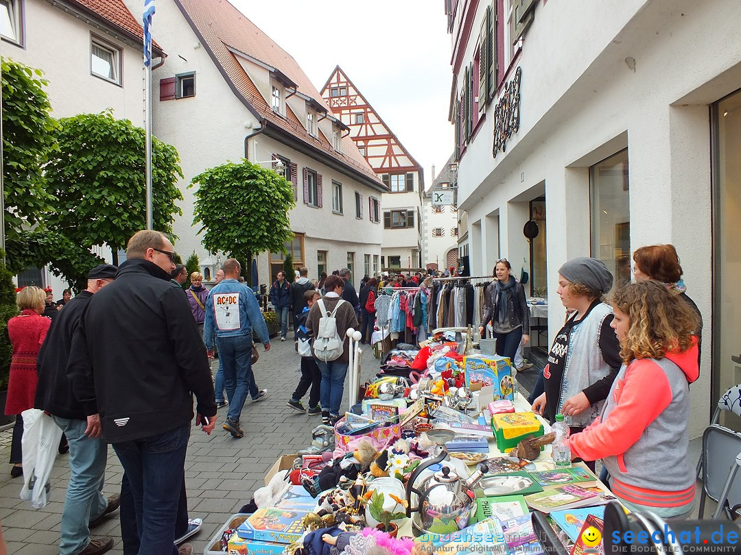 Flohmarkt in der Altstadt - Riedlingen am Bodensee, 17.05.2014