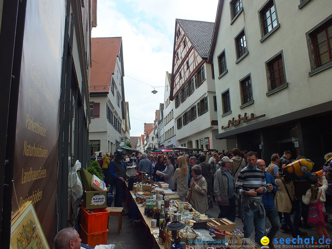 Flohmarkt in der Altstadt - Riedlingen am Bodensee, 17.05.2014