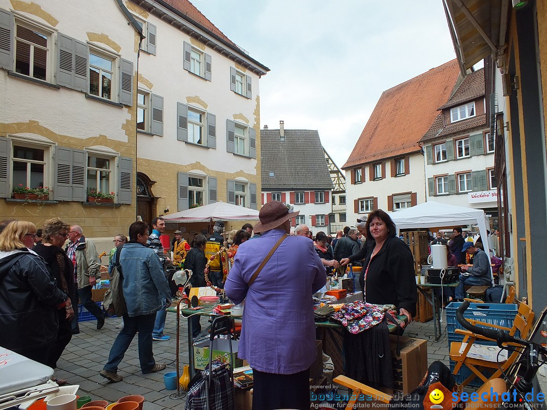 Flohmarkt in der Altstadt - Riedlingen am Bodensee, 17.05.2014