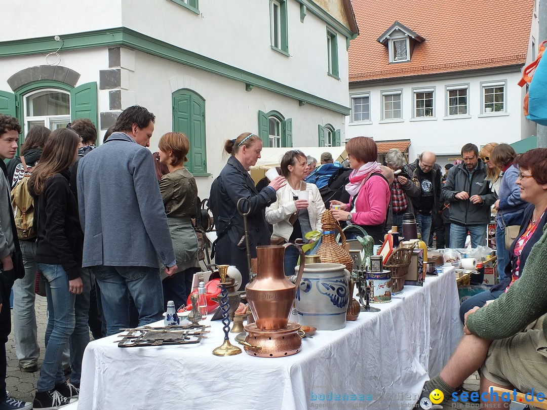 Flohmarkt in der Altstadt - Riedlingen am Bodensee, 17.05.2014