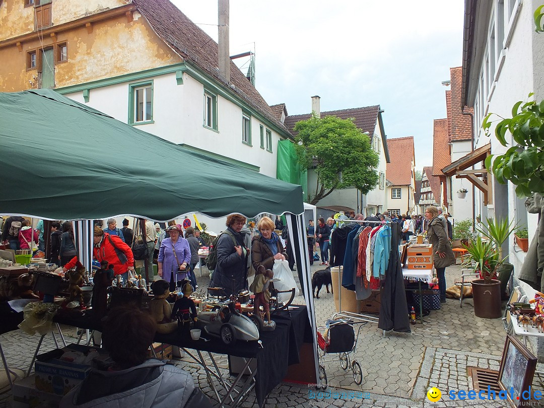 Flohmarkt in der Altstadt - Riedlingen am Bodensee, 17.05.2014