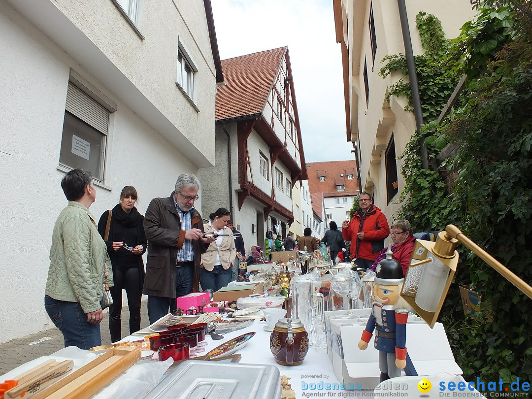 Flohmarkt in der Altstadt - Riedlingen am Bodensee, 17.05.2014