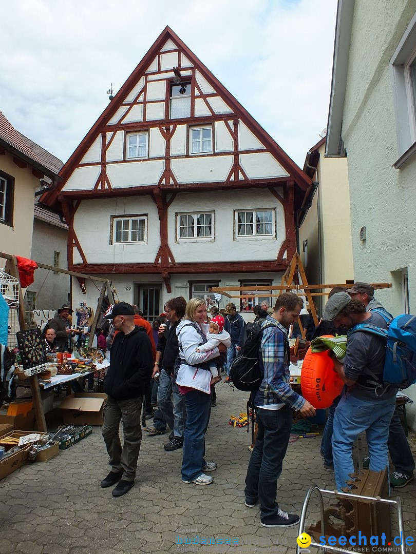 Flohmarkt in der Altstadt - Riedlingen am Bodensee, 17.05.2014