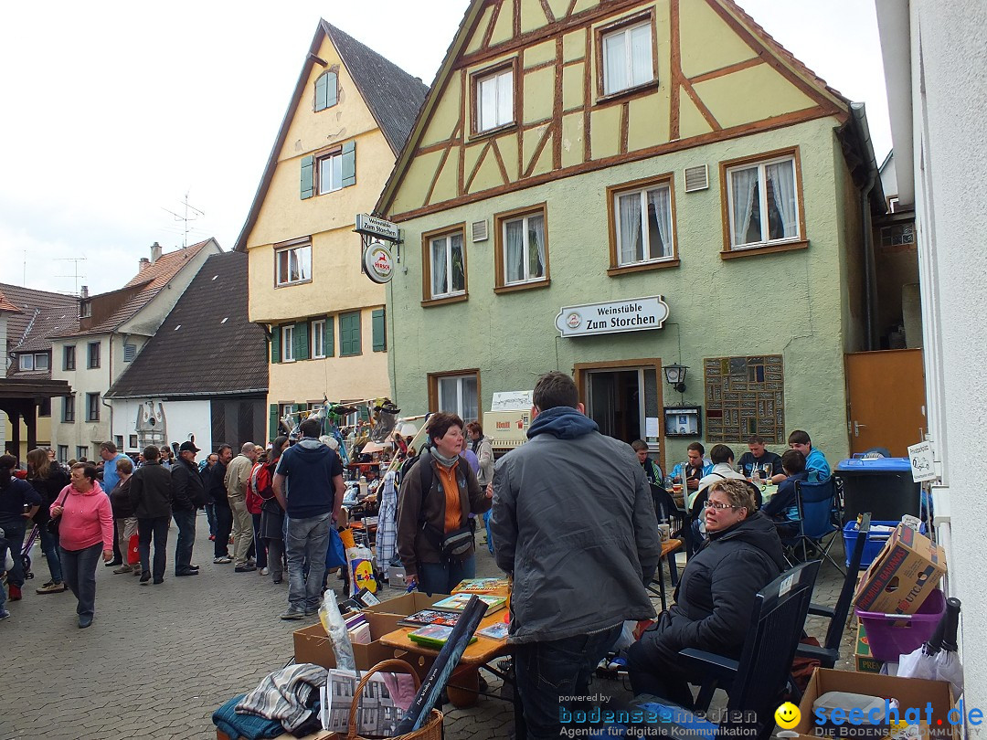 Flohmarkt in der Altstadt - Riedlingen am Bodensee, 17.05.2014