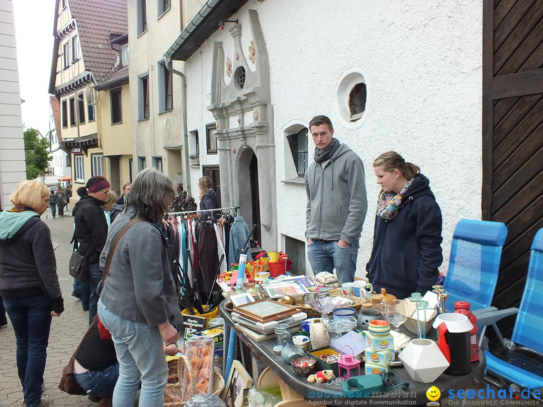 Flohmarkt in der Altstadt - Riedlingen am Bodensee, 17.05.2014