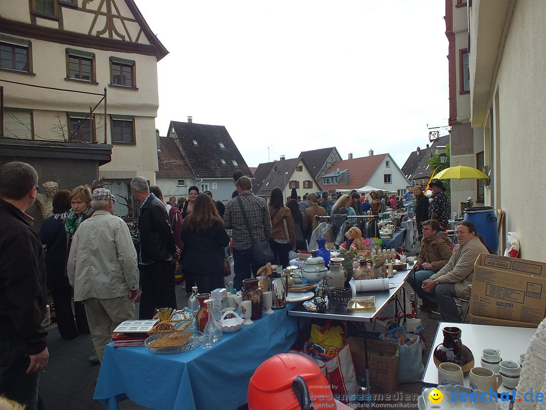 Flohmarkt in der Altstadt - Riedlingen am Bodensee, 17.05.2014