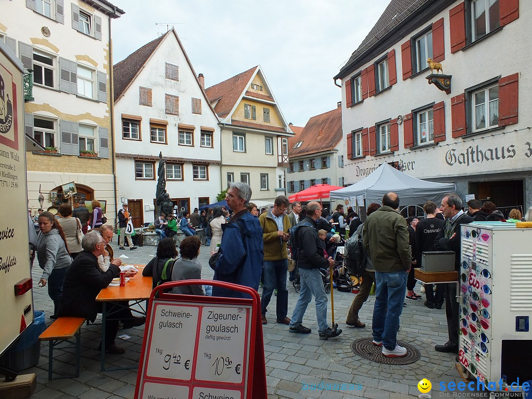 Flohmarkt in der Altstadt - Riedlingen am Bodensee, 17.05.2014