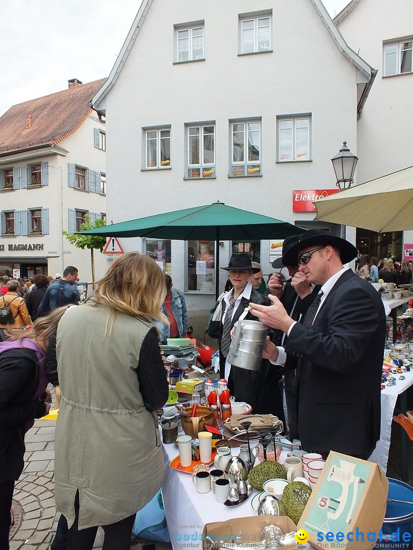 Flohmarkt in der Altstadt - Riedlingen am Bodensee, 17.05.2014