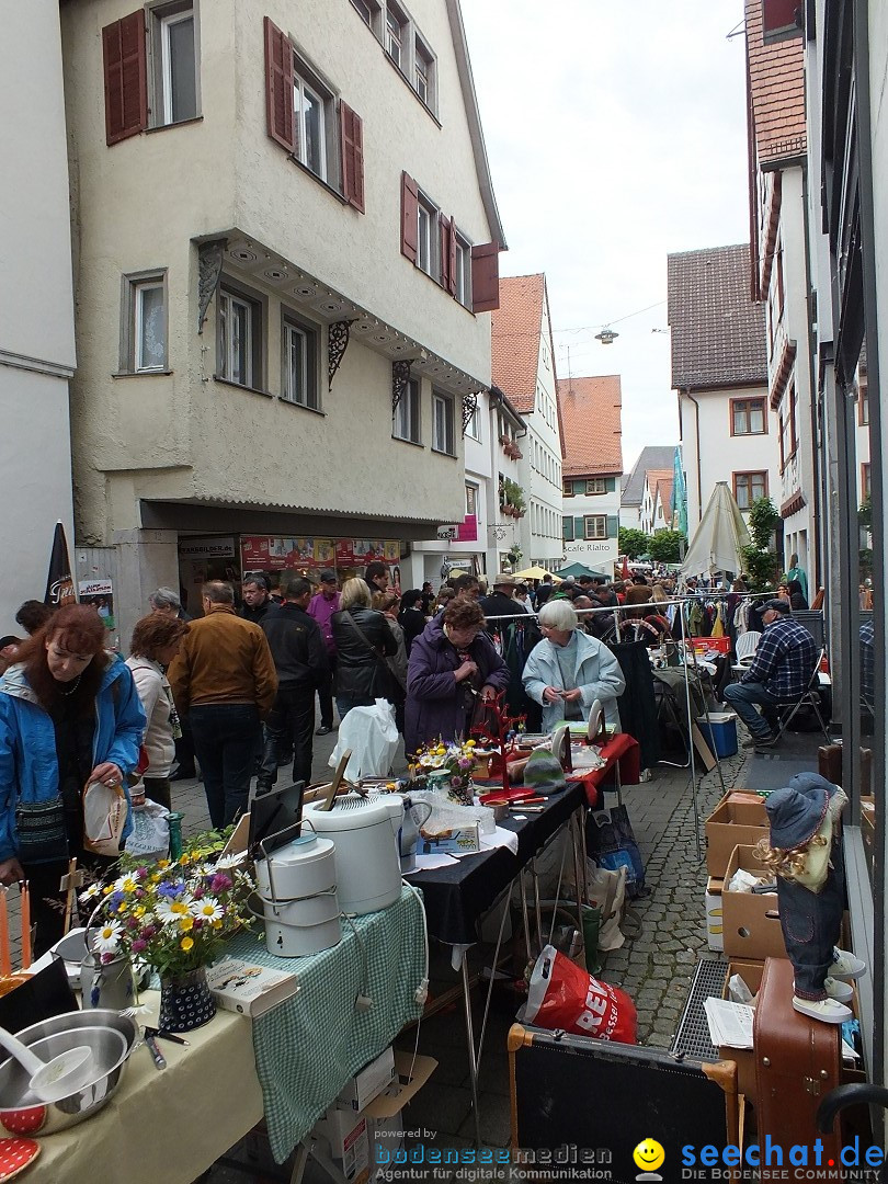 Flohmarkt in der Altstadt - Riedlingen am Bodensee, 17.05.2014