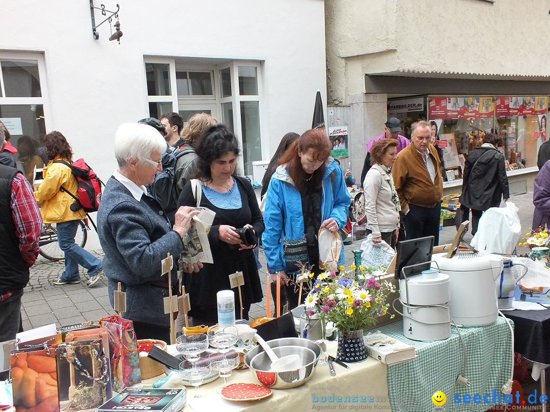 Flohmarkt in der Altstadt - Riedlingen am Bodensee, 17.05.2014