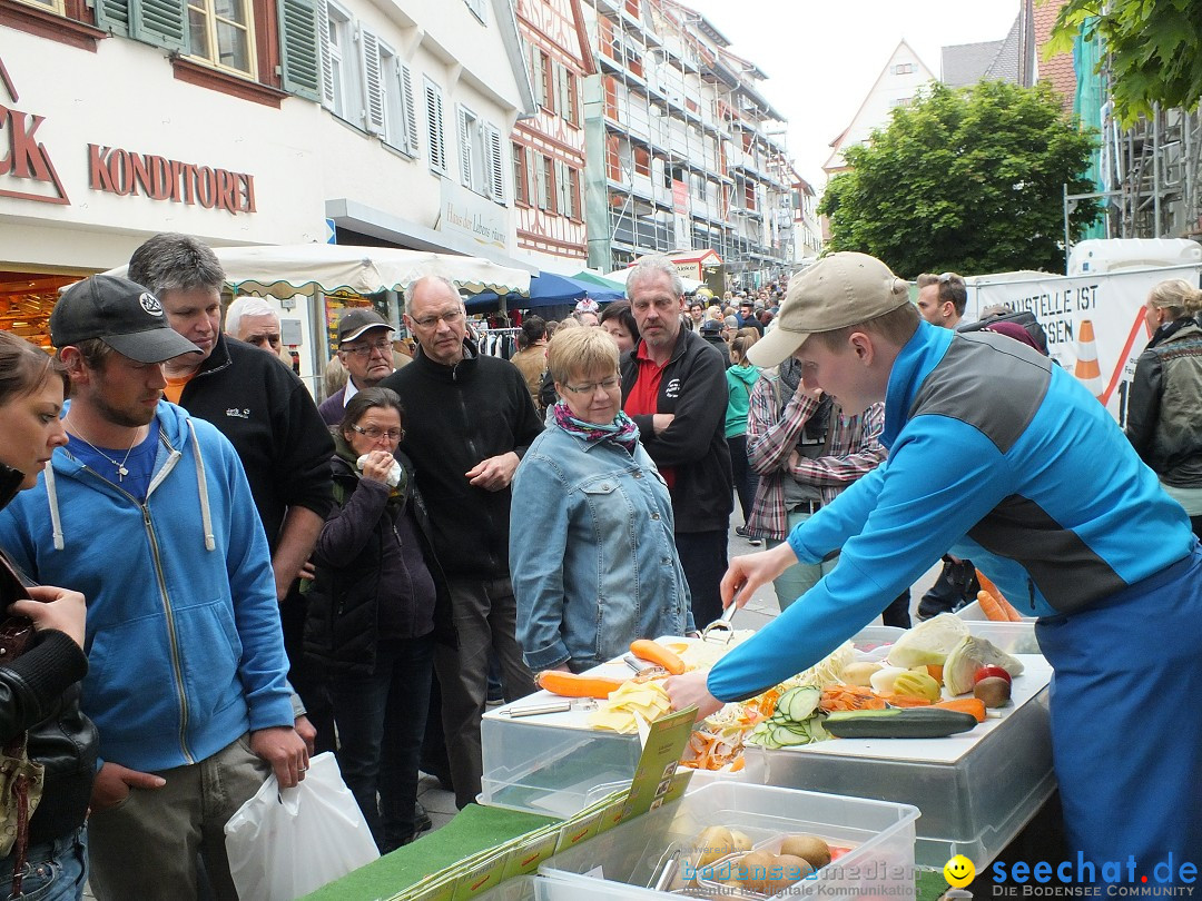 Flohmarkt in der Altstadt - Riedlingen am Bodensee, 17.05.2014