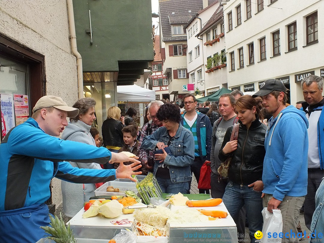 Flohmarkt in der Altstadt - Riedlingen am Bodensee, 17.05.2014