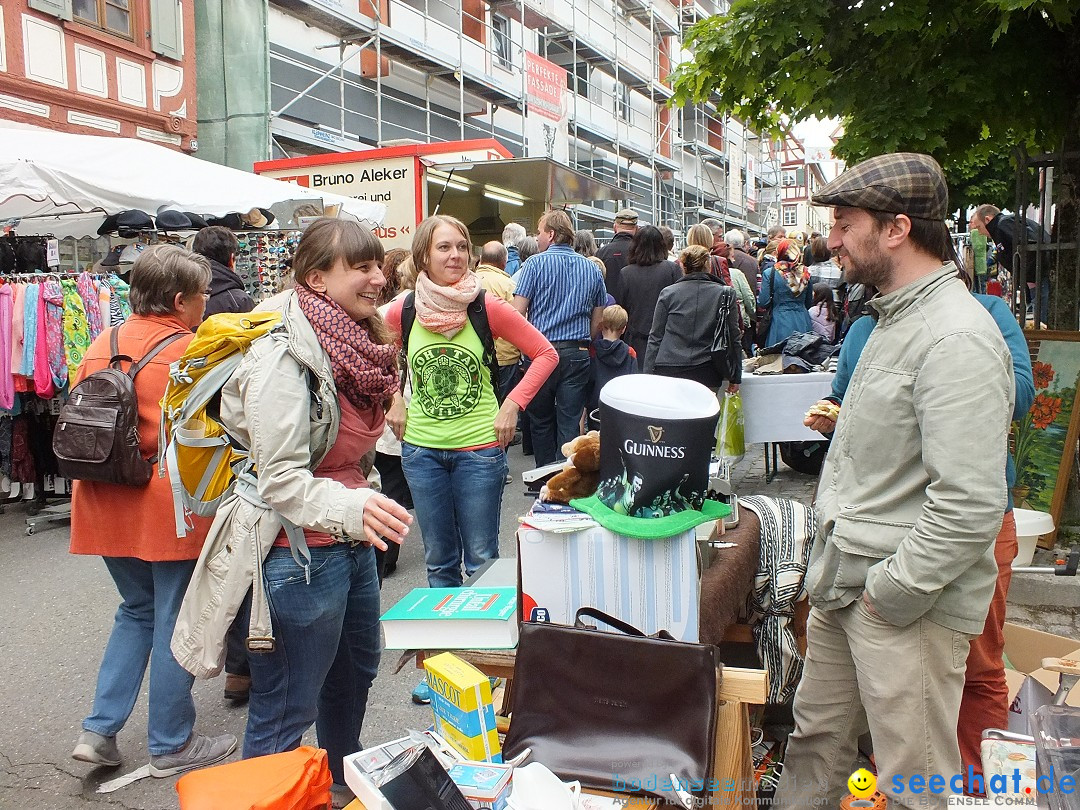 Flohmarkt in der Altstadt - Riedlingen am Bodensee, 17.05.2014