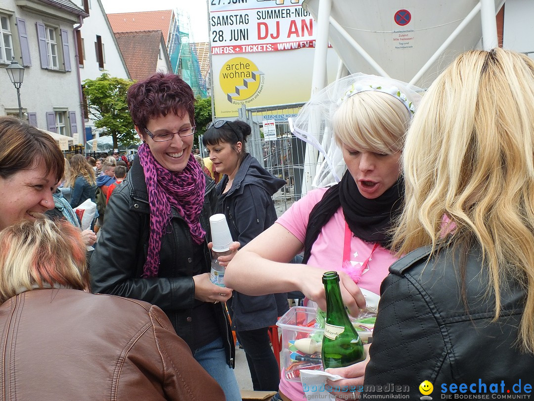 Flohmarkt in der Altstadt - Riedlingen am Bodensee, 17.05.2014