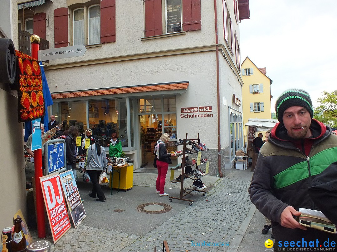 Flohmarkt in der Altstadt - Riedlingen am Bodensee, 17.05.2014