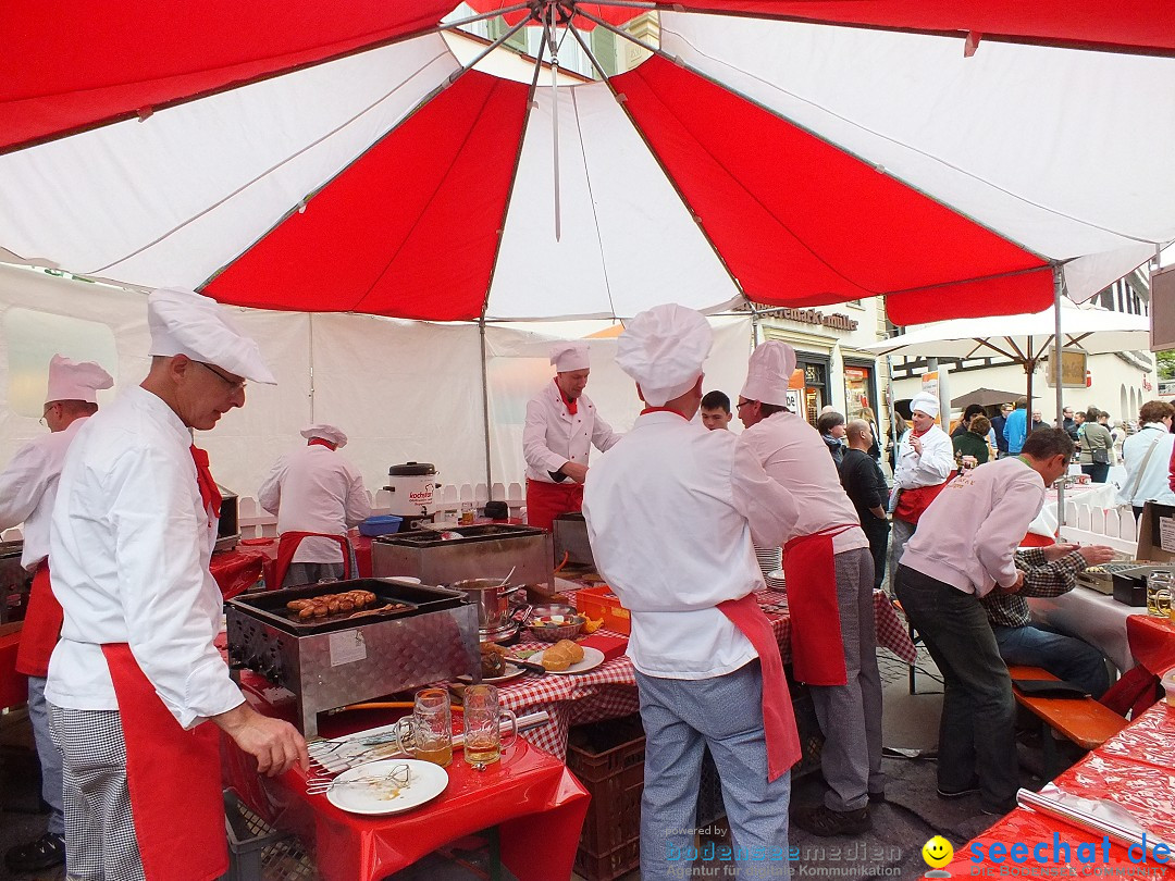 Flohmarkt in der Altstadt - Riedlingen am Bodensee, 17.05.2014