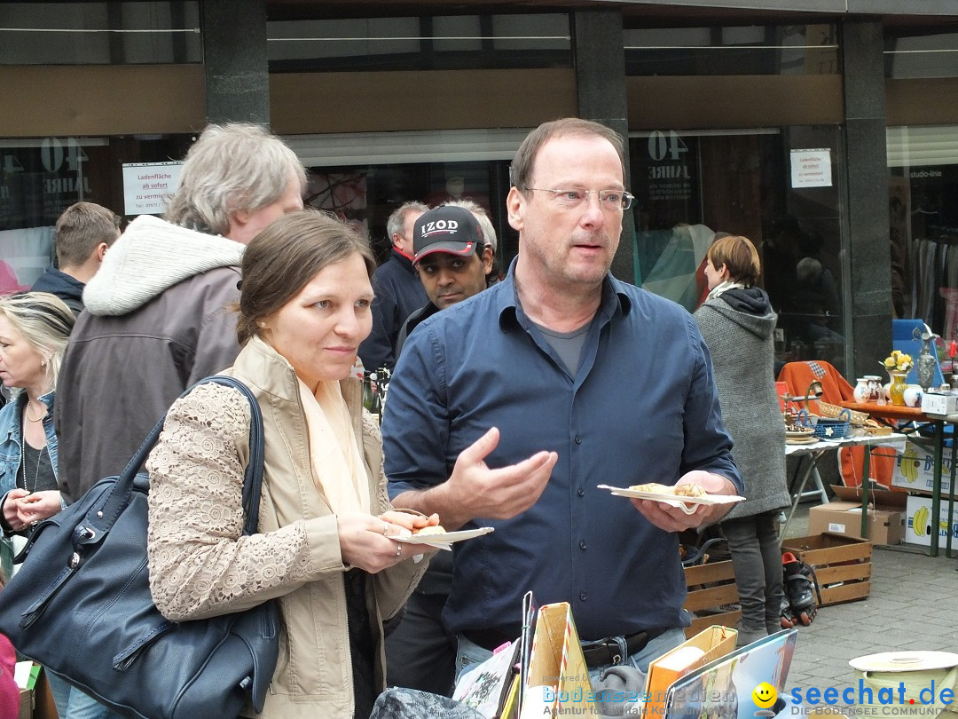 Flohmarkt in der Altstadt - Riedlingen am Bodensee, 17.05.2014