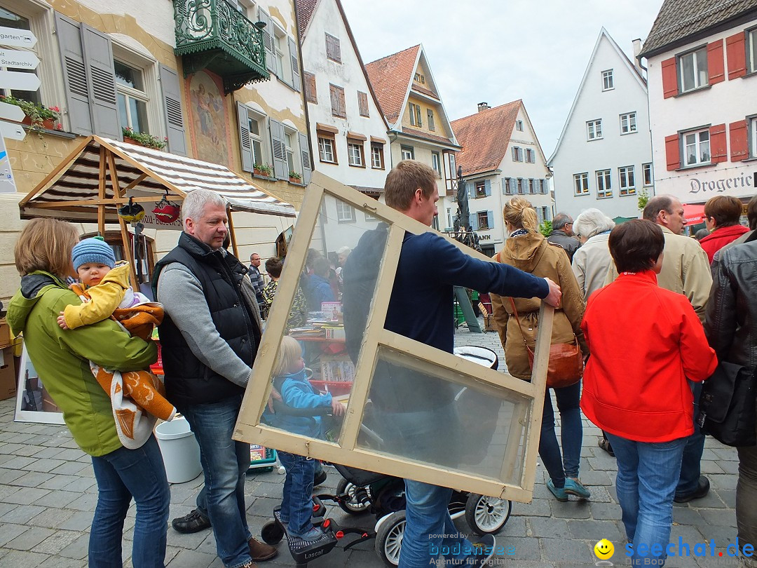 Flohmarkt in der Altstadt - Riedlingen am Bodensee, 17.05.2014