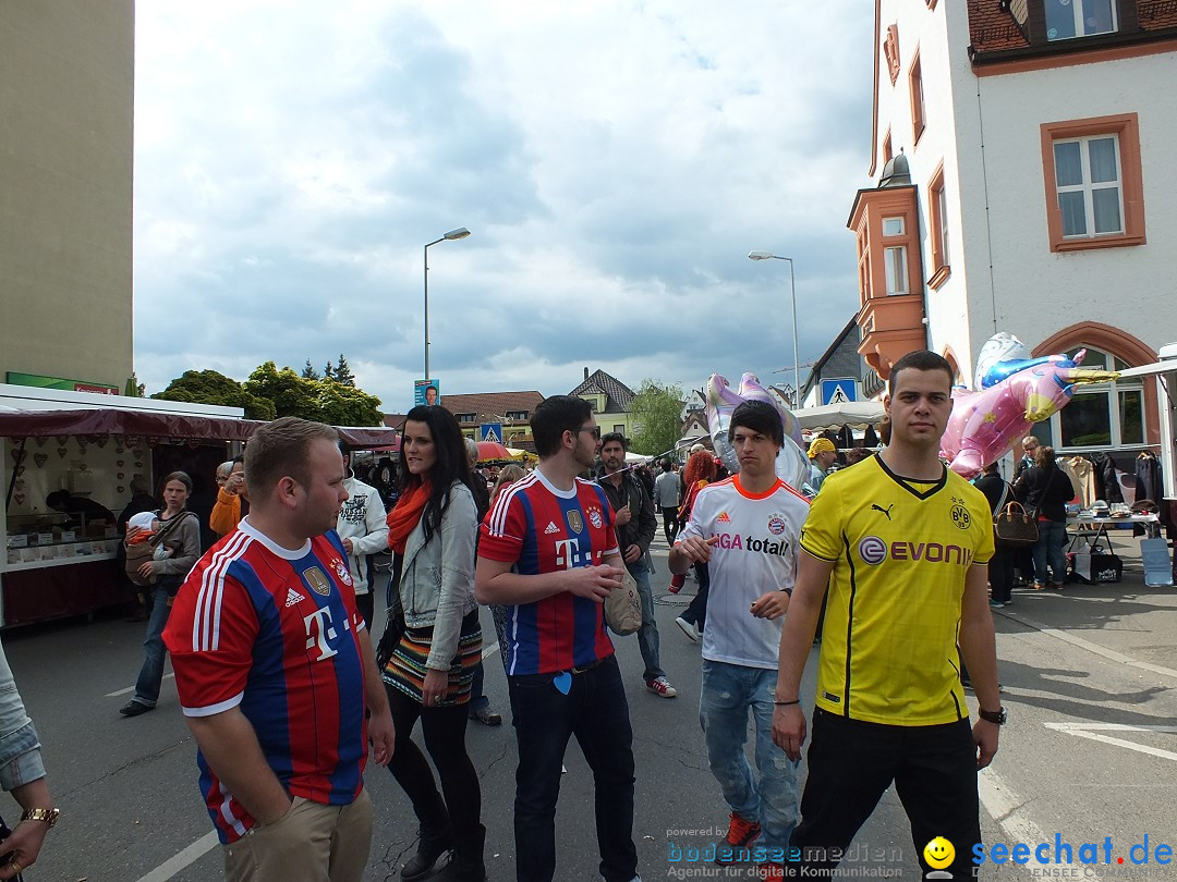 Flohmarkt in der Altstadt - Riedlingen am Bodensee, 17.05.2014