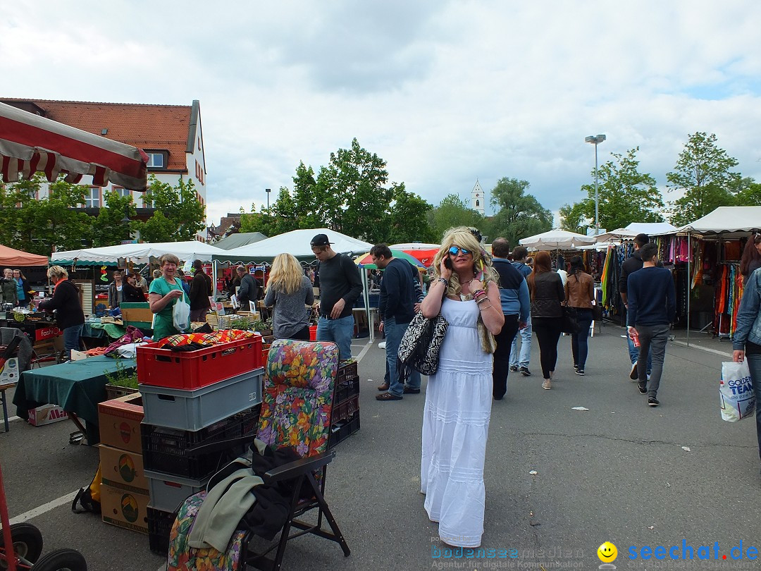 Flohmarkt in der Altstadt - Riedlingen am Bodensee, 17.05.2014