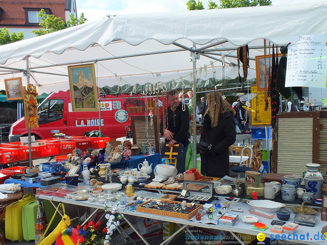 Flohmarkt in der Altstadt - Riedlingen am Bodensee, 17.05.2014