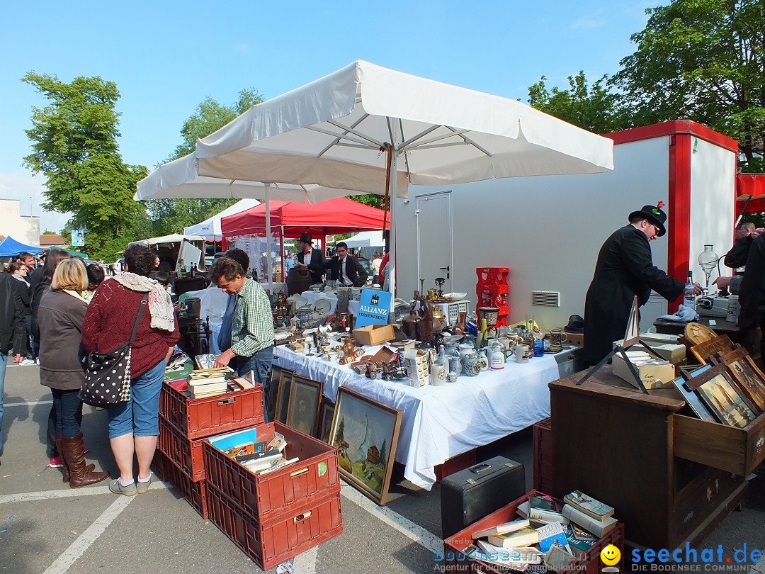 Flohmarkt in der Altstadt - Riedlingen am Bodensee, 17.05.2014