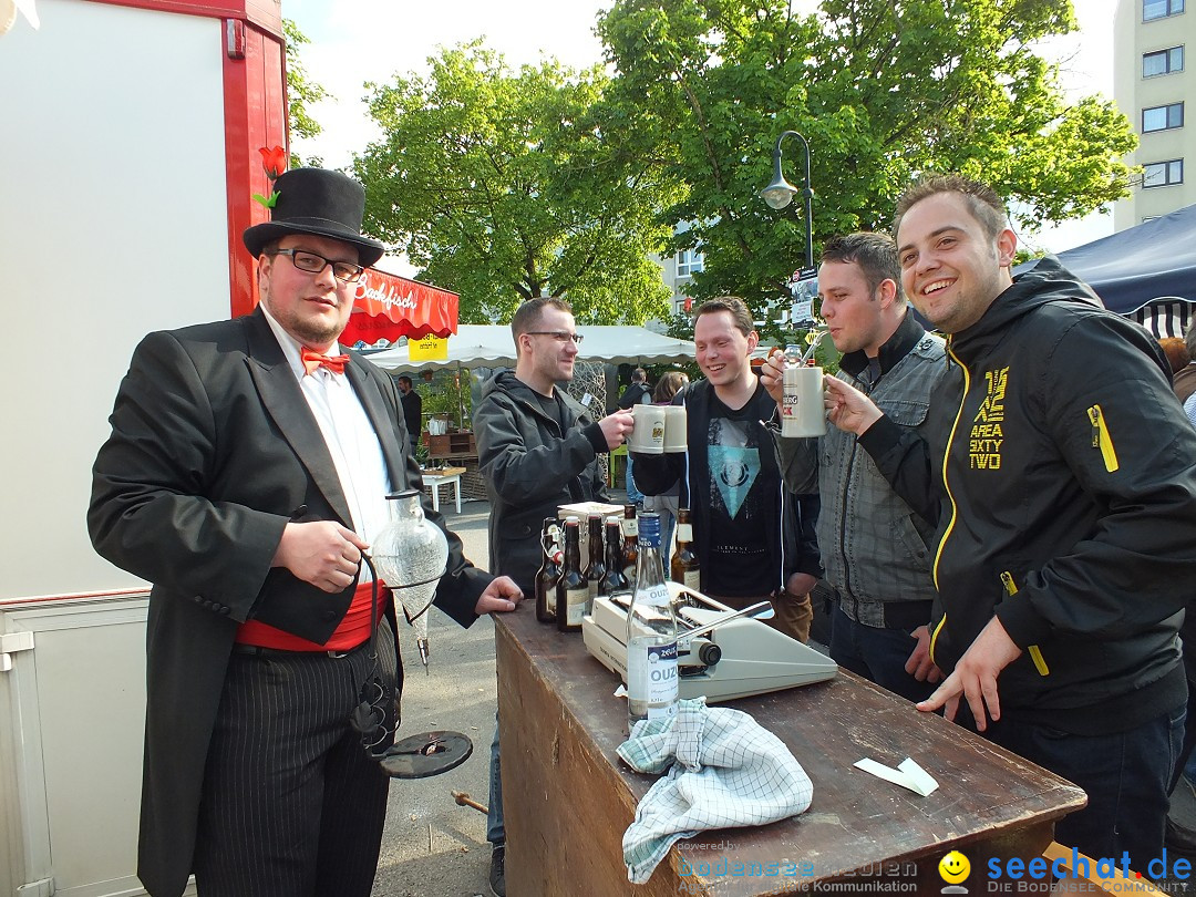 Flohmarkt in der Altstadt - Riedlingen am Bodensee, 17.05.2014