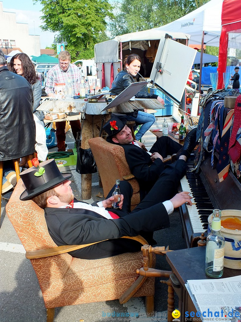 Flohmarkt in der Altstadt - Riedlingen am Bodensee, 17.05.2014