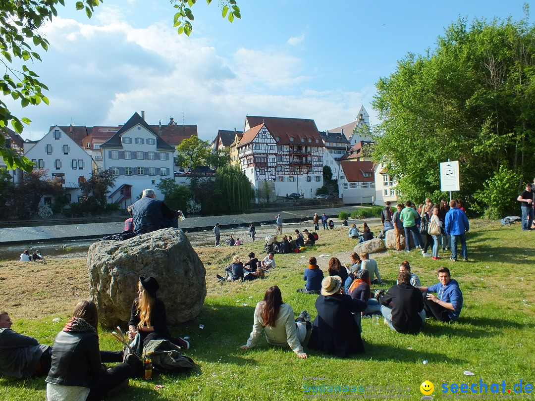 Flohmarkt in der Altstadt - Riedlingen am Bodensee, 17.05.2014