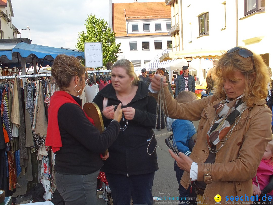 Flohmarkt in der Altstadt - Riedlingen am Bodensee, 17.05.2014