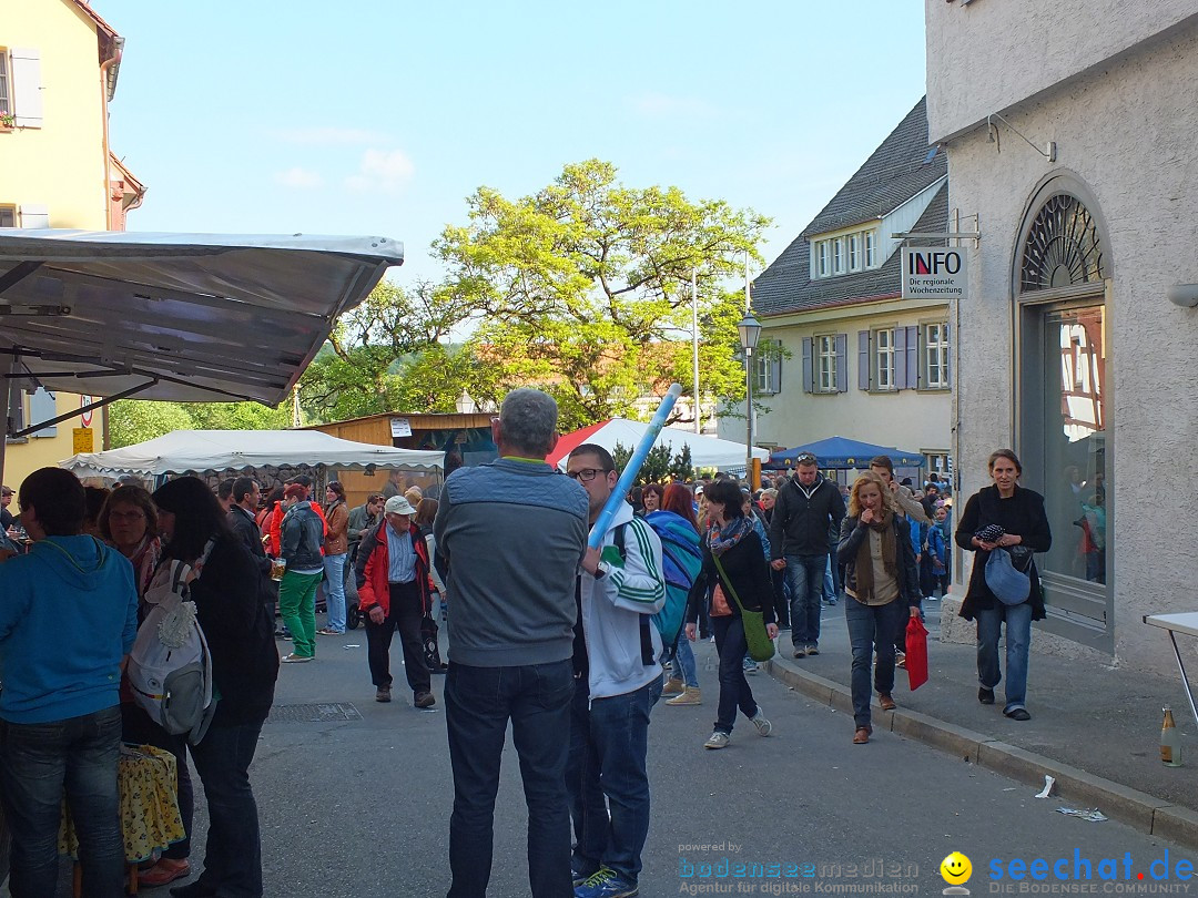 Flohmarkt in der Altstadt - Riedlingen am Bodensee, 17.05.2014