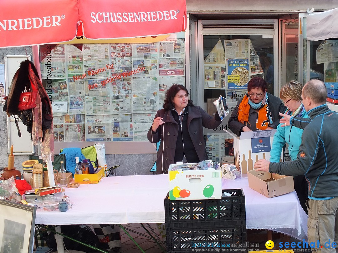 Flohmarkt in der Altstadt - Riedlingen am Bodensee, 17.05.2014