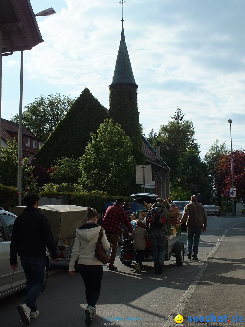 Flohmarkt in der Altstadt - Riedlingen am Bodensee, 17.05.2014