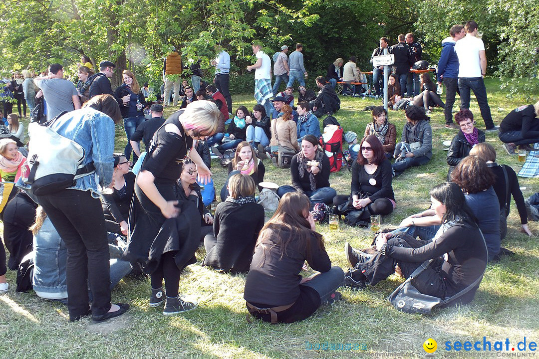 Flohmarkt in der Altstadt - Riedlingen am Bodensee, 17.05.2014