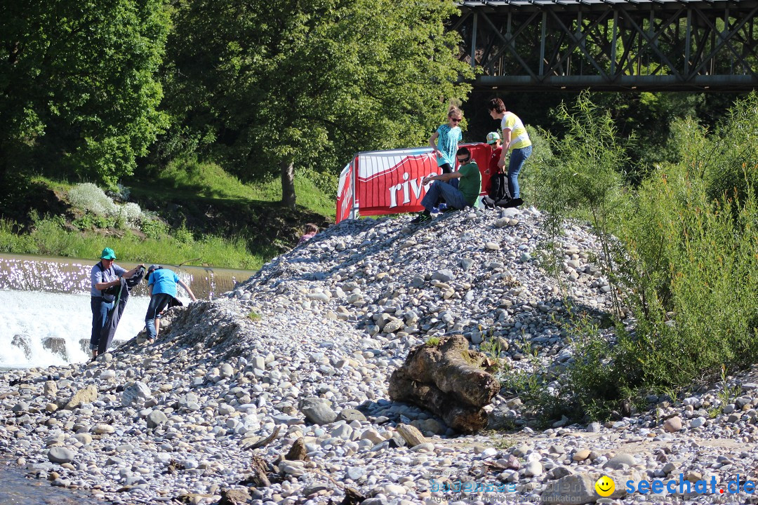 Mammut Flossrennen: Sitter-Thur in der Schweiz, 18.05.2014