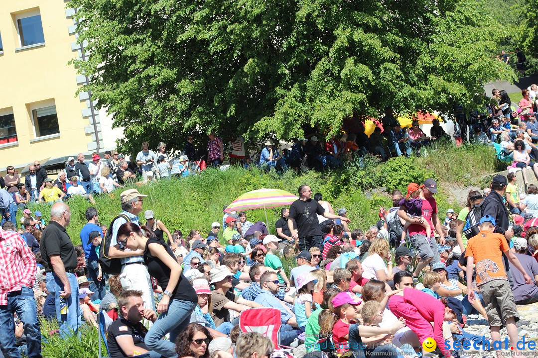 Mammut Flossrennen: Sitter-Thur in der Schweiz, 18.05.2014