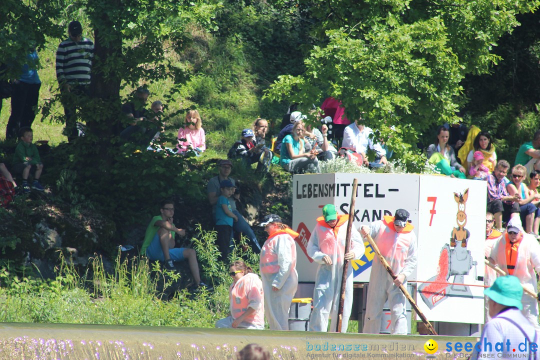 Mammut Flossrennen: Sitter-Thur in der Schweiz, 18.05.2014