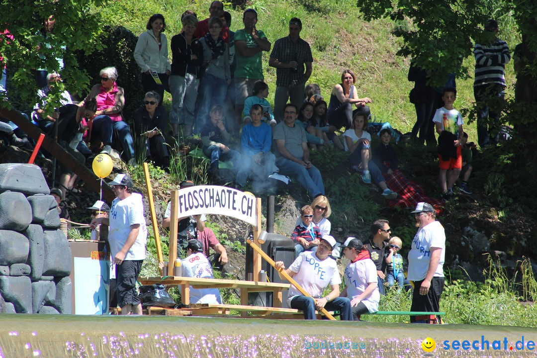 Mammut Flossrennen: Sitter-Thur in der Schweiz, 18.05.2014