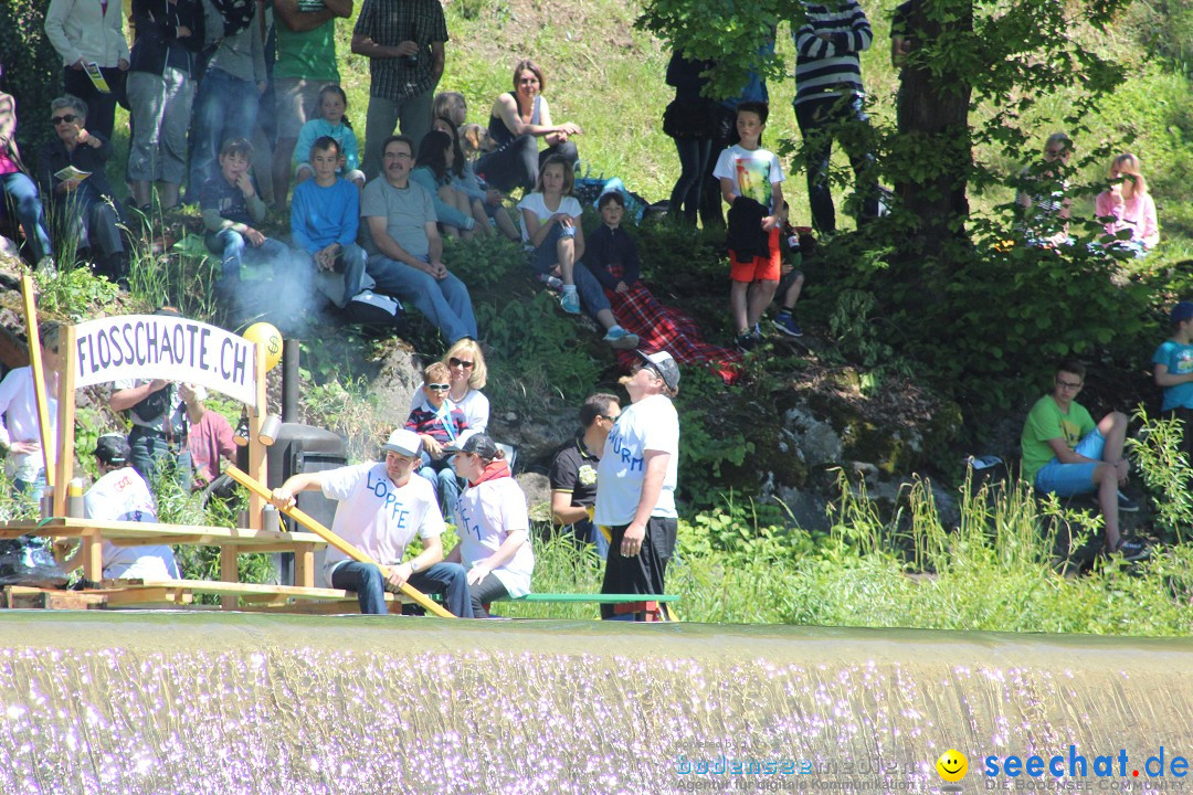 Mammut Flossrennen: Sitter-Thur in der Schweiz, 18.05.2014