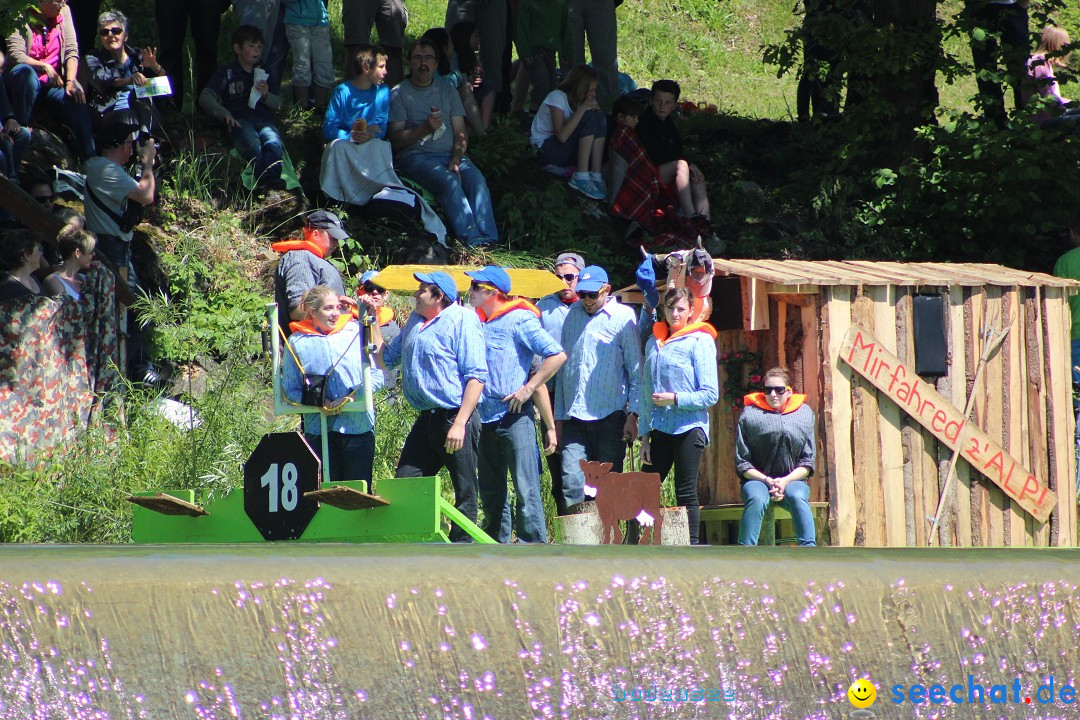 Mammut Flossrennen: Sitter-Thur in der Schweiz, 18.05.2014