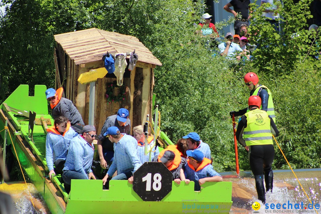 Mammut Flossrennen: Sitter-Thur in der Schweiz, 18.05.2014