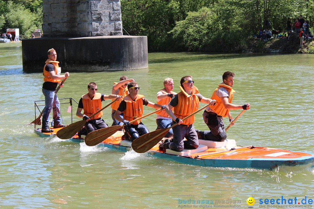 Mammut Flossrennen: Sitter-Thur in der Schweiz, 18.05.2014