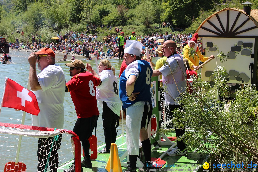 Mammut Flossrennen: Sitter-Thur in der Schweiz, 18.05.2014